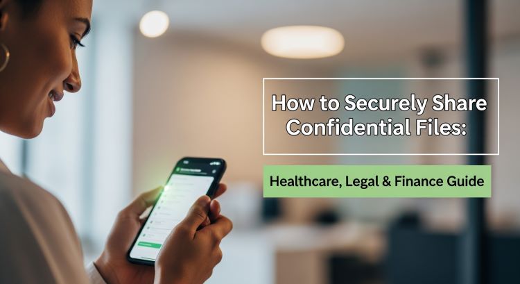 Secure file sharing for healthcare, legal, and finance professionals - Guide to HIPAA-compliant encrypted file transfer for confidential documents