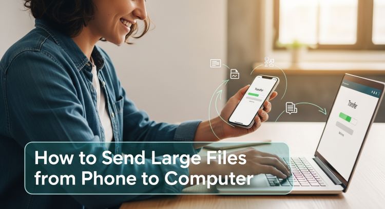 How to send large files from phone to computer - Complete guide for mobile file transfer